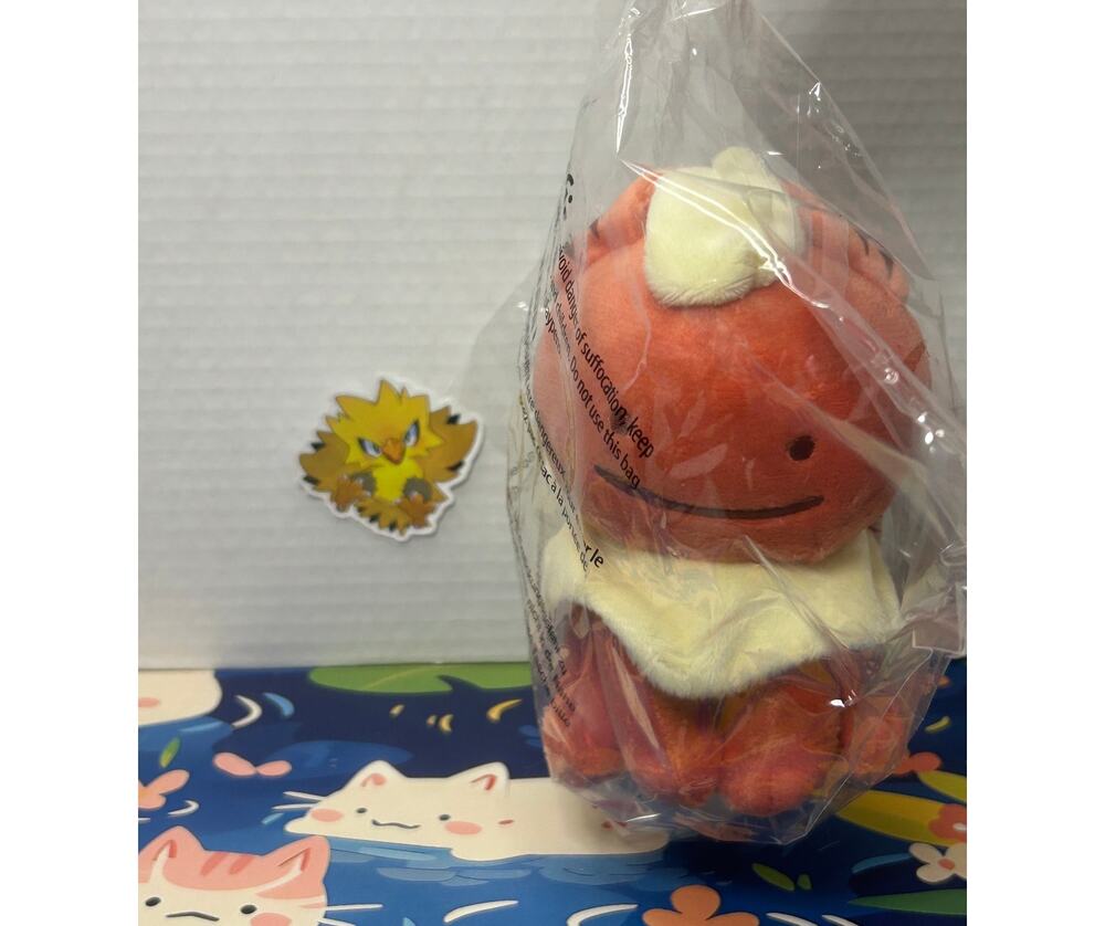 Pokemon Center Ditto As Flareon Plush - 6 ½ In. A